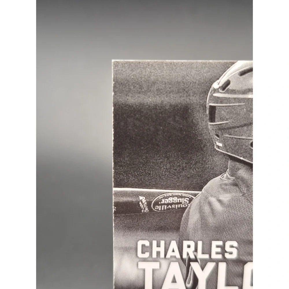 2012 Elite Extra Editoon Charles Taylor #50 Die-Cut‎ Auto Gold /5 Cardinals (AU)